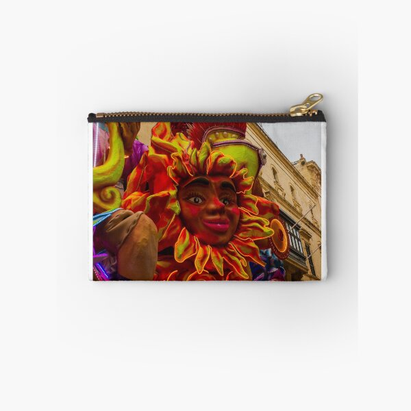 Item preview, Colorful Carnival Parade Float With Sun Face Sculpture Amid Historic Street Celebration designed and sold by Nmallia.