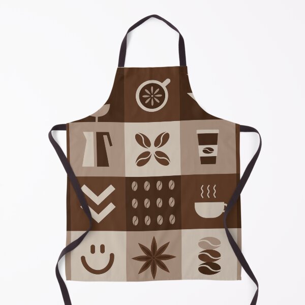 Item preview, Coffee Geometric Square Pattern designed and sold by IrynaAlex.