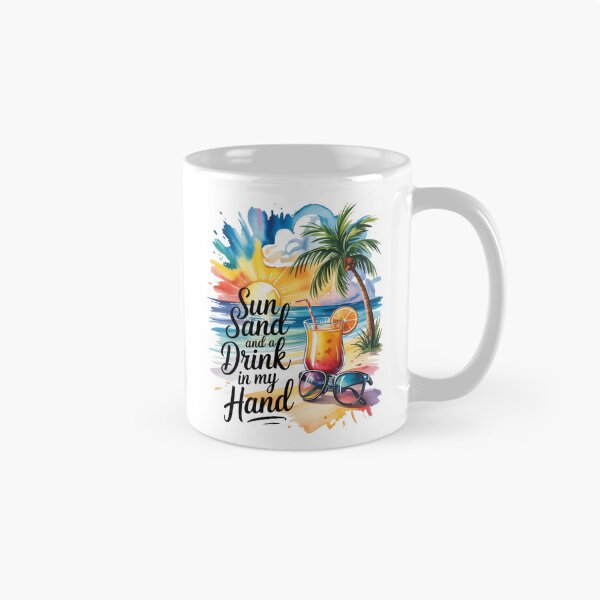 Item preview, Sun Sand and a Drink in my Hand designed and sold by jkrphoto.
