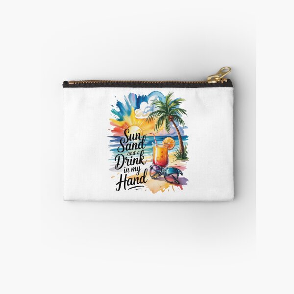 Item preview, Sun Sand and a Drink in my Hand designed and sold by jkrphoto.