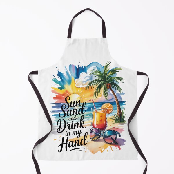 Item preview, Sun Sand and a Drink in my Hand designed and sold by jkrphoto.