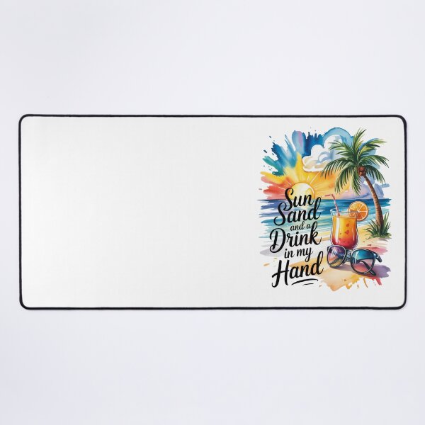 Item preview, Sun Sand and a Drink in my Hand designed and sold by jkrphoto.