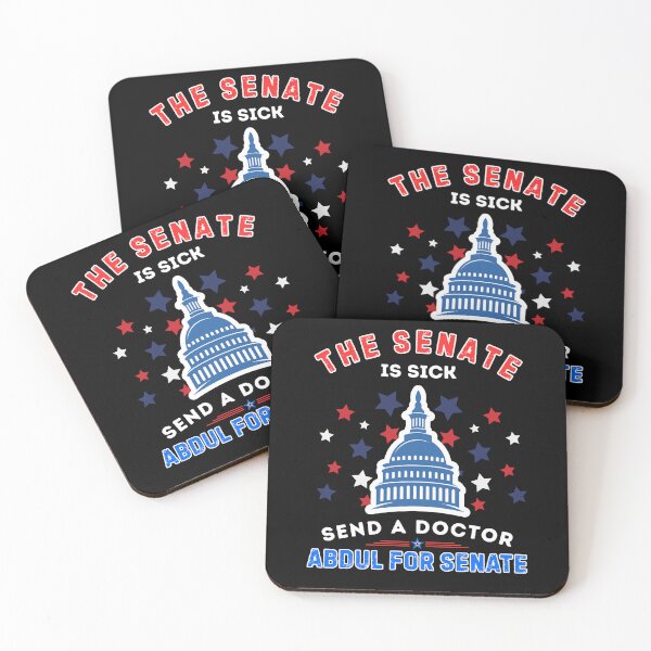 Item preview, The Senate is sick,send a doctor,Abdul for senate  designed and sold by BARKAcreations.