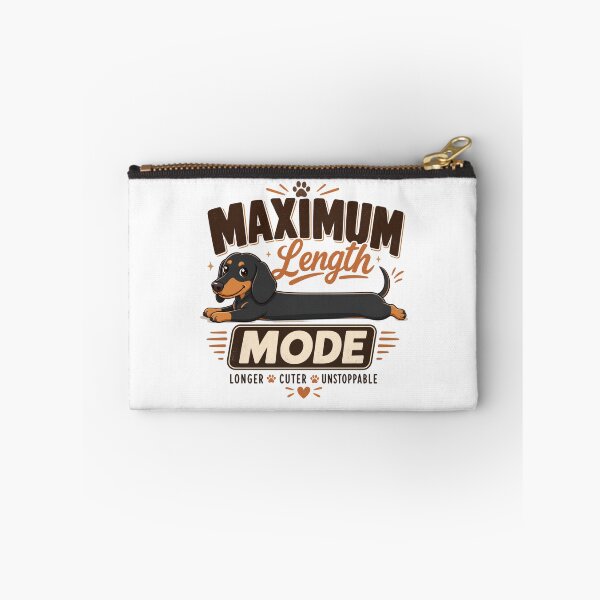 Item preview, Maximum Length Mode Dachshund Dog Dad Funny Kawaii T-Shirt designed and sold by Ashley critters.