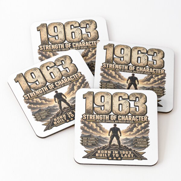 Item preview, Born in 1963 Strength of Character designed and sold by JMDG Studio.