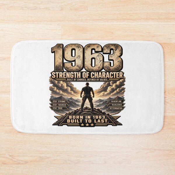 Item preview, Born in 1963 Strength of Character designed and sold by JMDG Studio.