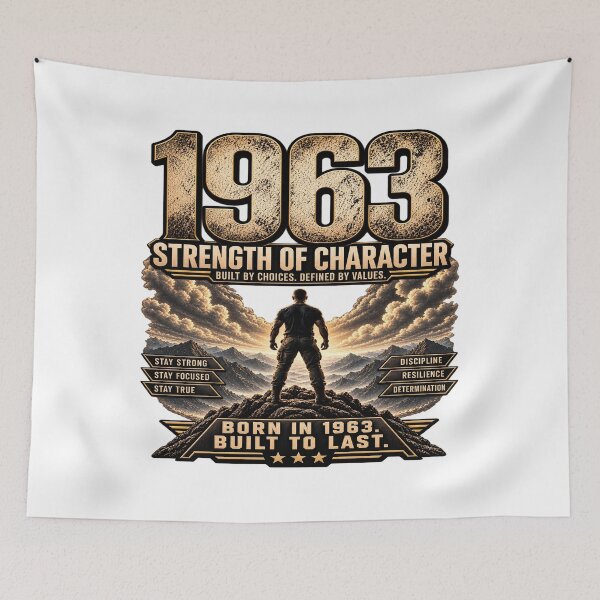 Item preview, Born in 1963 Strength of Character designed and sold by JMDG Studio.