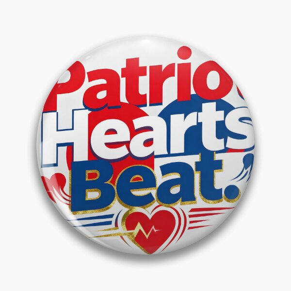 Item preview, Patriot Heartbeat Artwork designed and sold by TrendVoltStudio.