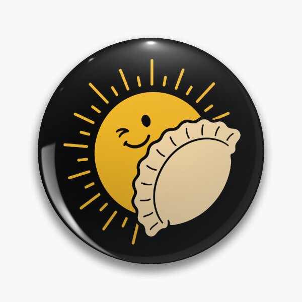 Item preview, Dumpling Solar Eclipse Funny Food Space Pun Illustration designed and sold by NaturEdeN.