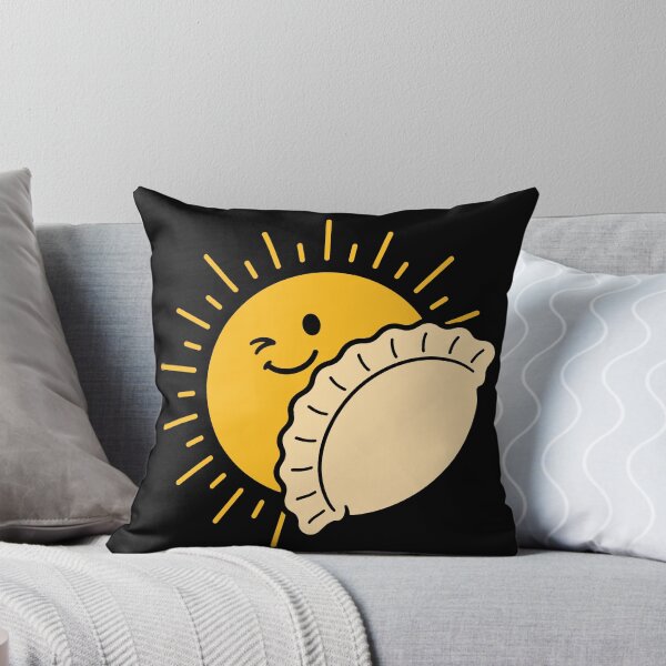 Item preview, Dumpling Solar Eclipse Funny Food Space Pun Illustration designed and sold by NaturEdeN.
