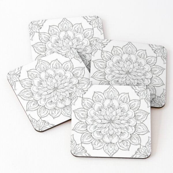 Item preview, Tulip Folk Embroidery Mandala Clipart Collection 14 designed and sold by PlayPlearnZone.