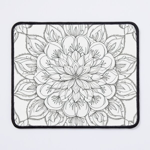 Item preview, Tulip Folk Embroidery Mandala Clipart Collection 14 designed and sold by PlayPlearnZone.