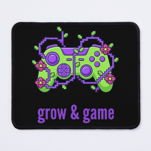 Item preview, Grow & Game - Plant Gamer Controller with Pixel Flowers designed and sold by Dabis26.