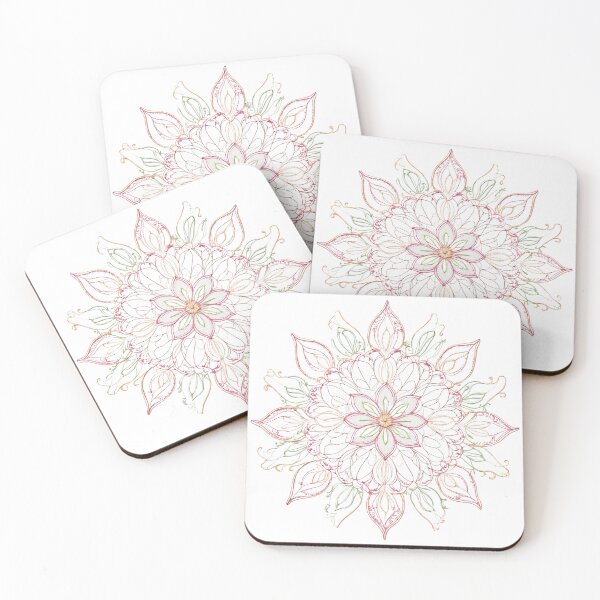 Item preview, Tulip Folk Embroidery Mandala Clipart Collection 13 designed and sold by PlayPlearnZone.