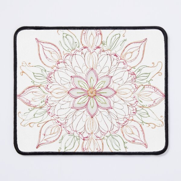 Item preview, Tulip Folk Embroidery Mandala Clipart Collection 13 designed and sold by PlayPlearnZone.