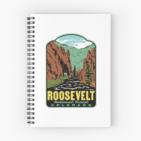 Item preview, Cache la Poudre River Roosevelt National Forest Retro Art designed and sold by HalpinDesign.