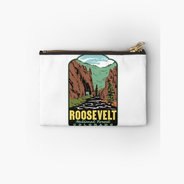 Item preview, Cache la Poudre River Roosevelt National Forest Retro Art designed and sold by HalpinDesign.