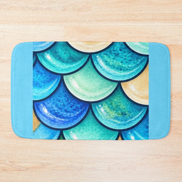 Item preview, Ocean Aqua Scales designed and sold by annenambiro.