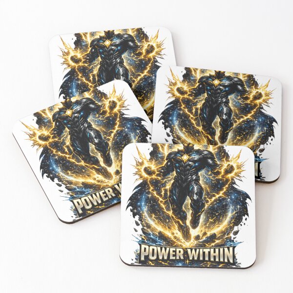 Item preview, Power Within Cosmic Energy Warrior Inspirational Strength Design designed and sold by irfanshikh.