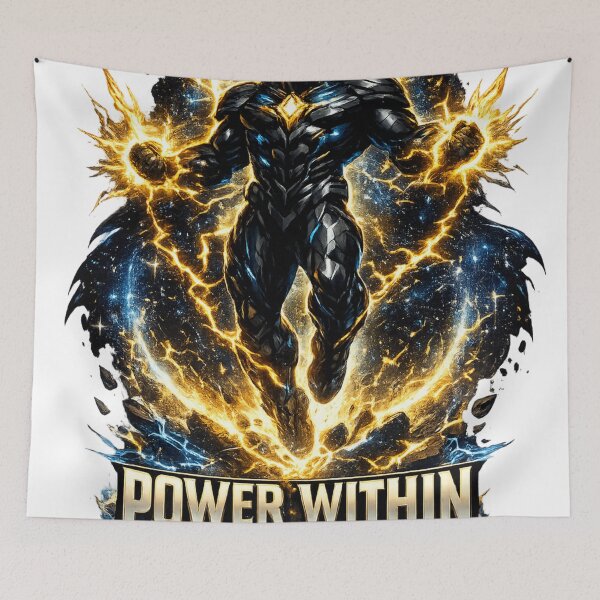 Item preview, Power Within Cosmic Energy Warrior Inspirational Strength Design designed and sold by irfanshikh.