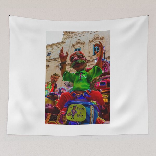 Item preview, Colorful Carnival Parade Float With Giant Puppet Figure and Neon Lights at Street Festival designed and sold by Nmallia.