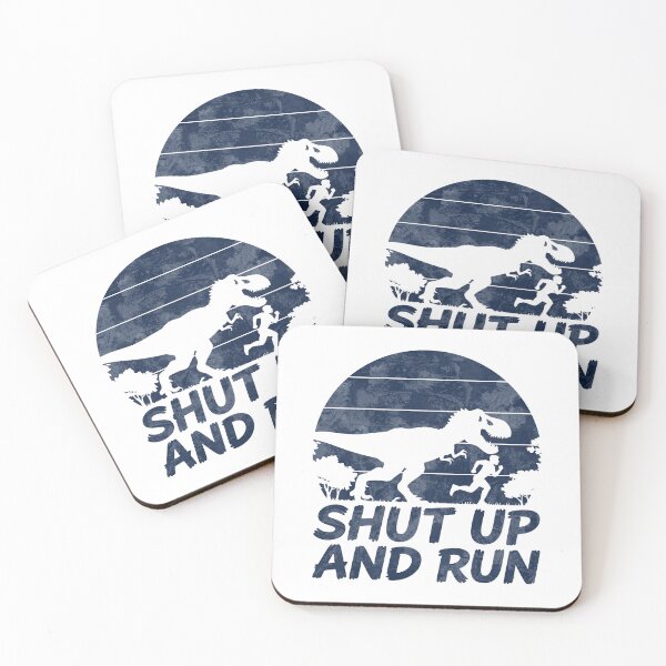 Item preview, Shut Up And Run - Funny Marathon Athlete designed and sold by gunaone-design.