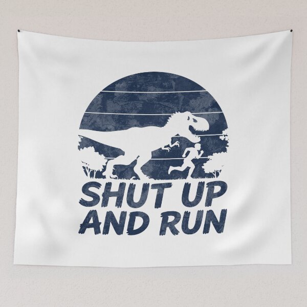 Item preview, Shut Up And Run - Funny Marathon Athlete designed and sold by gunaone-design.