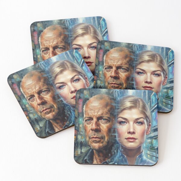 Item preview, Surrogates Sci-Fi Action Fine Art Tribute designed and sold by Art's Diner.