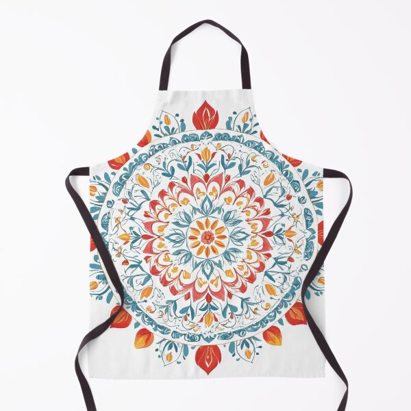 Item preview, Tulip Folk Embroidery Mandala Clipart Collection 18 designed and sold by PlayPlearnZone.