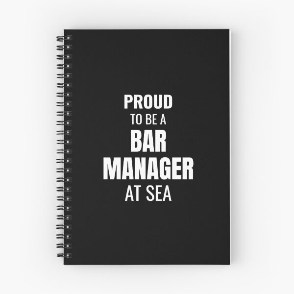 Item preview, Proud to be a Bar Manager at Sea (White) designed and sold by ShipCrewNation.