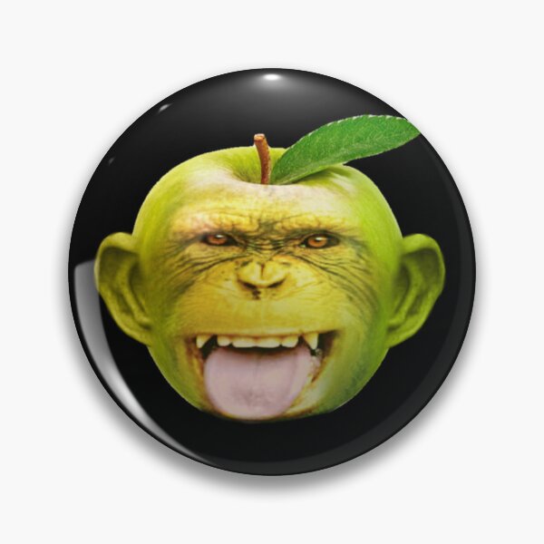 Item preview, Green Apple Chimp designed and sold by ProducePrimates.