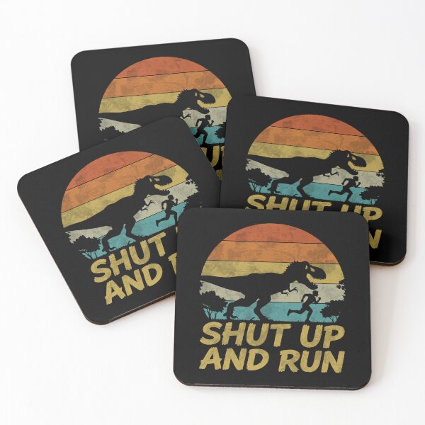 Item preview, Shut Up And Run - Funny Workout Sayings designed and sold by gunaone-design.