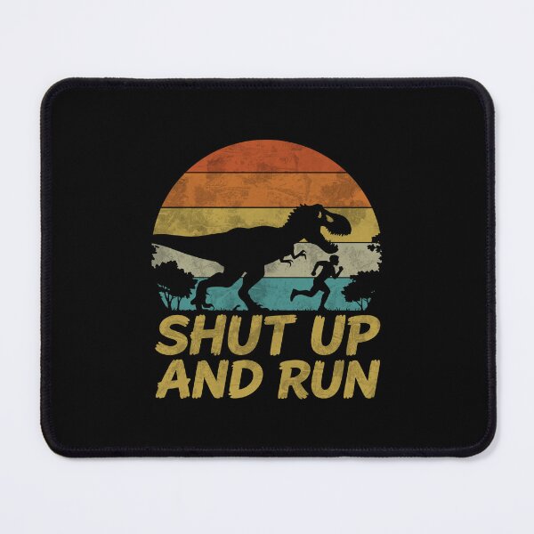 Item preview, Shut Up And Run - Funny Workout Sayings designed and sold by gunaone-design.
