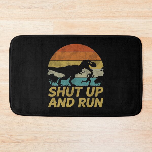 Item preview, Shut Up And Run - Funny Workout Sayings designed and sold by gunaone-design.