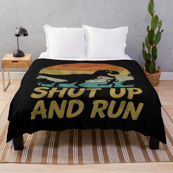 Item preview, Shut Up And Run - Funny Workout Sayings designed and sold by gunaone-design.