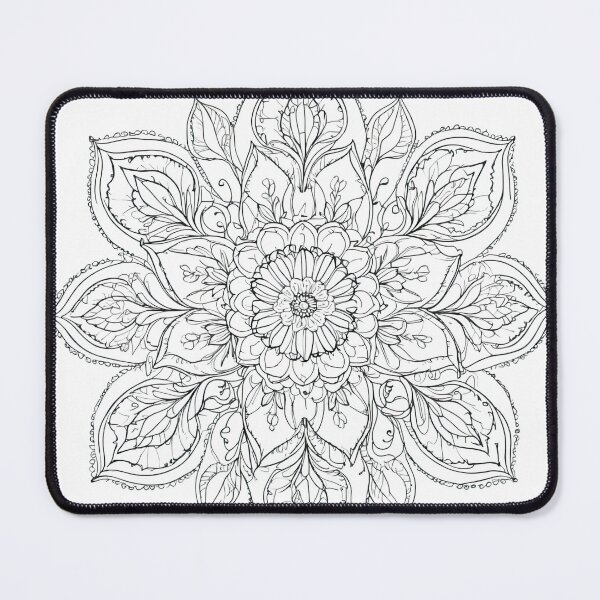 Item preview, Tulip Folk Embroidery Mandala Clipart Collection 17 designed and sold by PlayPlearnZone.