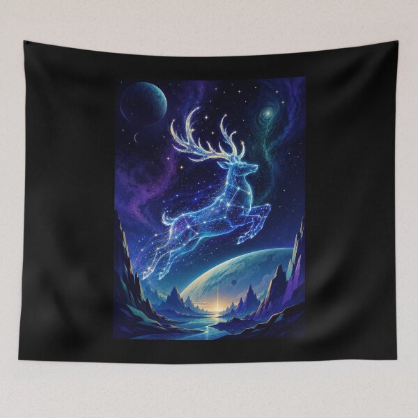 Item preview, Constellation Stag of the Endless Sky  designed and sold by Sketchlegacy.