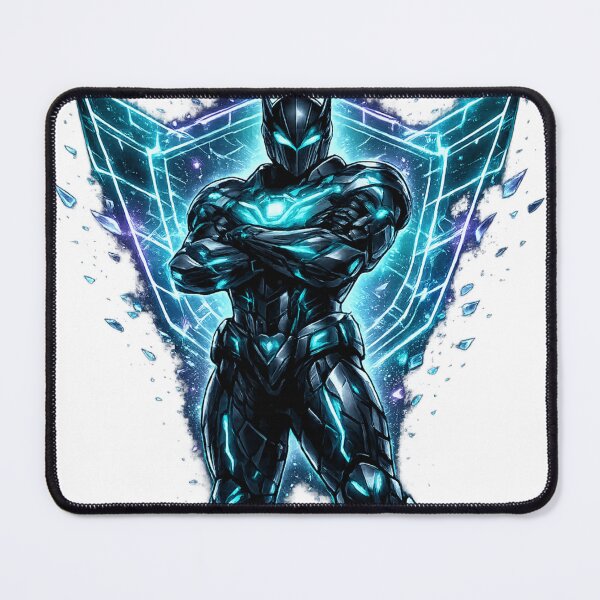 Item preview, Hero Mode Futuristic Warrior Blue Energy Inspirational Design designed and sold by irfanshikh.
