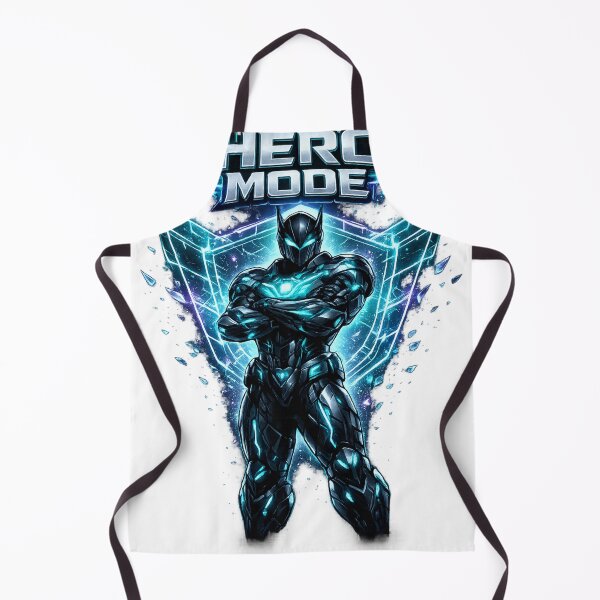 Item preview, Hero Mode Futuristic Warrior Blue Energy Inspirational Design designed and sold by irfanshikh.