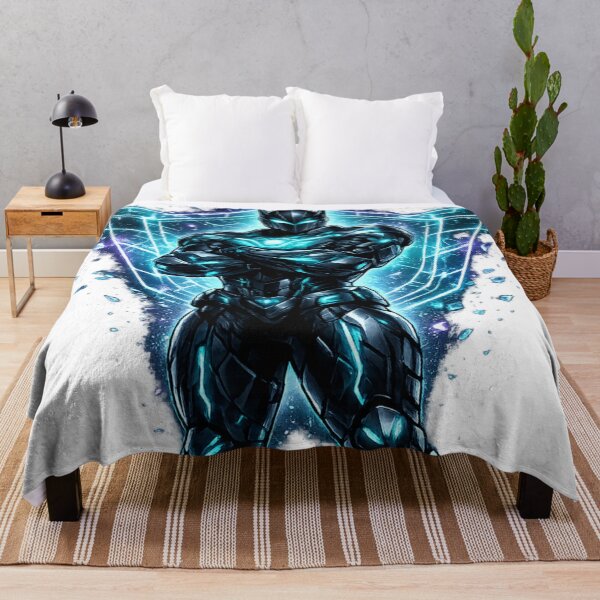 Item preview, Hero Mode Futuristic Warrior Blue Energy Inspirational Design designed and sold by irfanshikh.