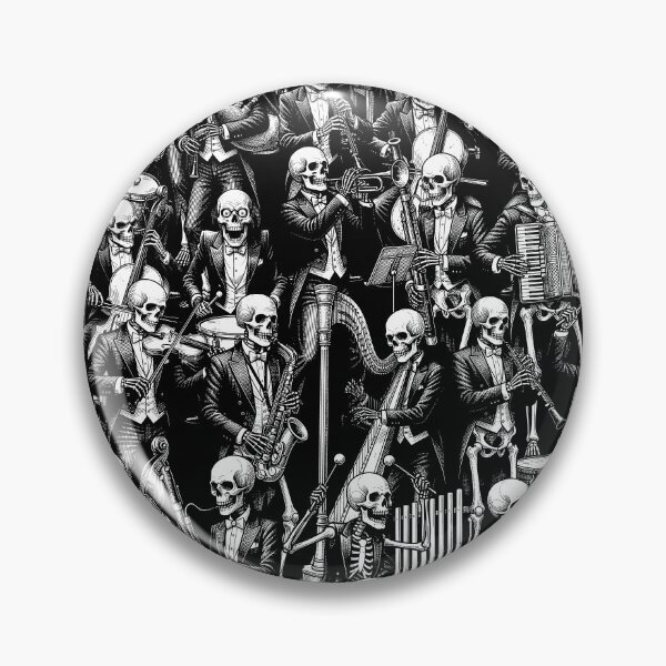 Item preview, Classical Music Orchestra Funny Halloween Skeleton Concert designed and sold by GrandeDuc.