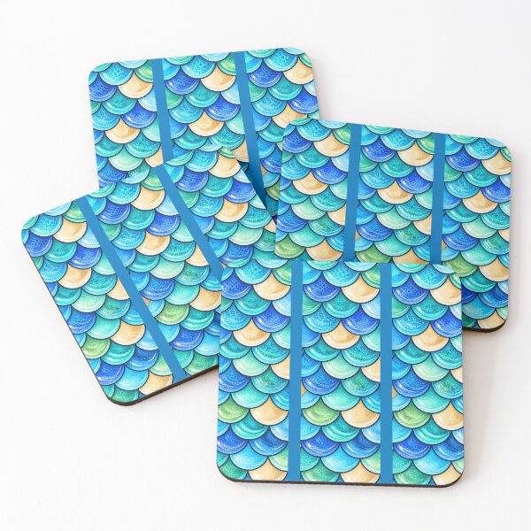 Item preview, Tropical Sea Bed Scales designed and sold by annenambiro.