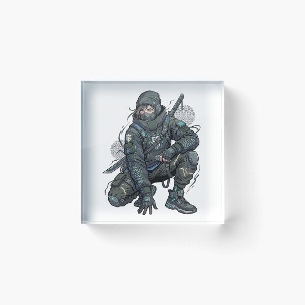 Item preview, Cyber Ninja Urban Warrior Futuristic Tactical Anime designed and sold by cannsuh.