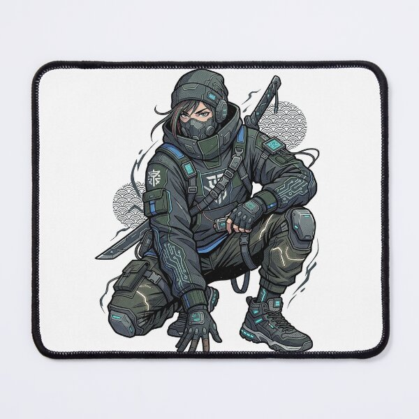 Item preview, Cyber Ninja Urban Warrior Futuristic Tactical Anime designed and sold by cannsuh.