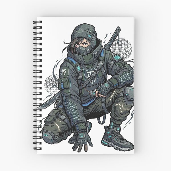 Item preview, Cyber Ninja Urban Warrior Futuristic Tactical Anime designed and sold by cannsuh.