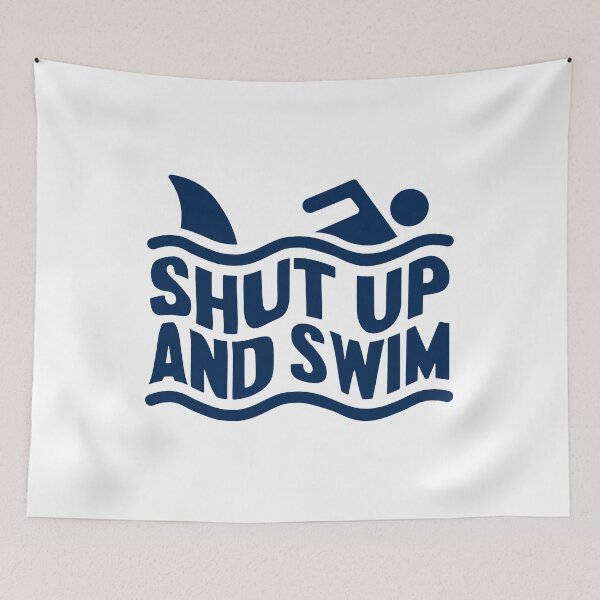Item preview, Shut Up And Swim designed and sold by gunaone-design.