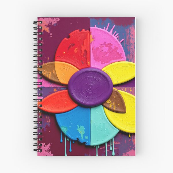 Item preview, radiant color wheel poster drip colorful geometric abstract design designed and sold by SmashingDeals.