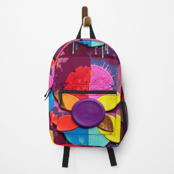 Item preview, radiant color wheel poster drip colorful geometric abstract design designed and sold by SmashingDeals.