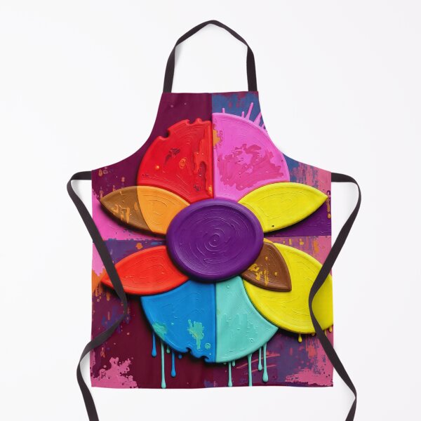 Item preview, radiant color wheel poster drip colorful geometric abstract design designed and sold by SmashingDeals.
