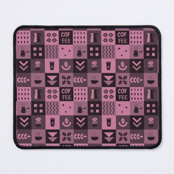 Item preview, Coffee Geometric Square Pattern designed and sold by IrynaAlex.